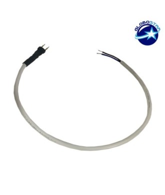 GloboStar® 226031 Connector AC-DC 230 Volt έως 10 μέτρα για OVALE 120° Degree Neon Flex LED DC 230V 2 Pin